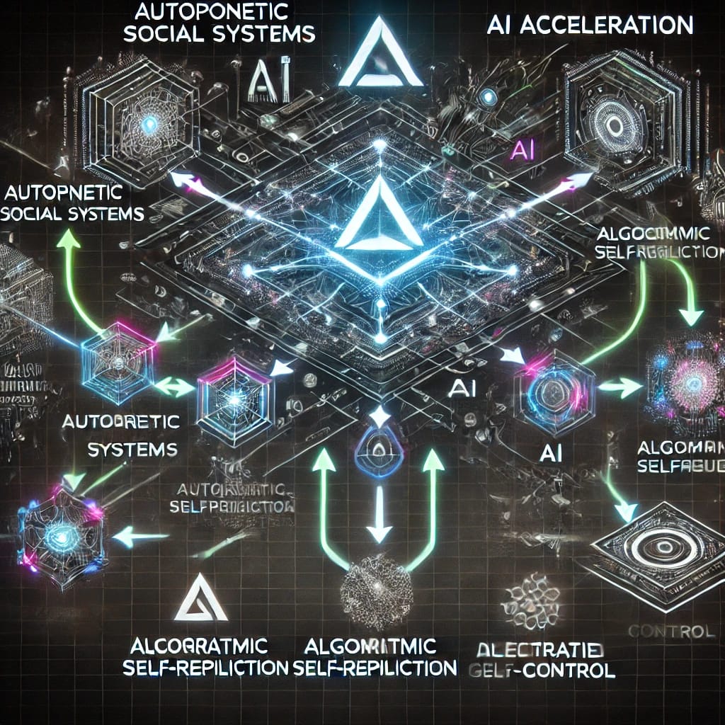 Figura 1: Diagrama de la exoaceleración IA en la estructura autopoiética